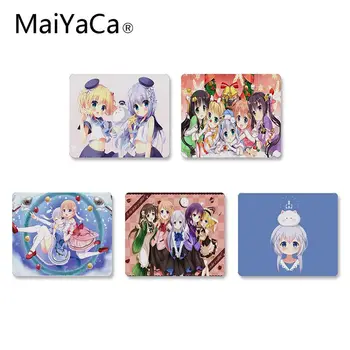 

MaiYaCa A Rabbit Hoto Kokoa Kafuu Chino anime small Mouse pad PC Computer mat Top Selling Wholesale Gaming Pad mouse mouse pad