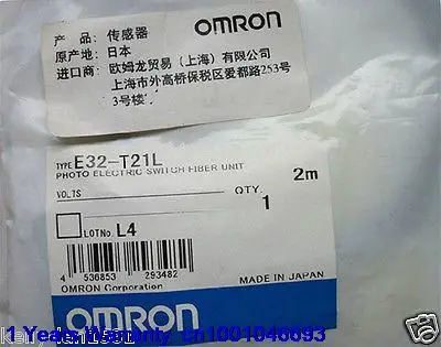 

DHL/EUB 5pcs Original for OMRON NEW E32-T21L SHA21 (E32T21L) PhotoElectric Switch Fiber Unit 15-18