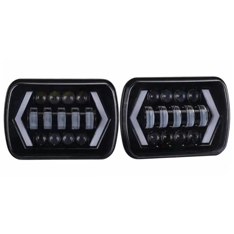 

5*7" 55W LED Projector Headlight DRL Waterproof Work Light Lamp for Jeep Wrangler YJ Cherokee XJ for Toyota Pickup Offroad Truck