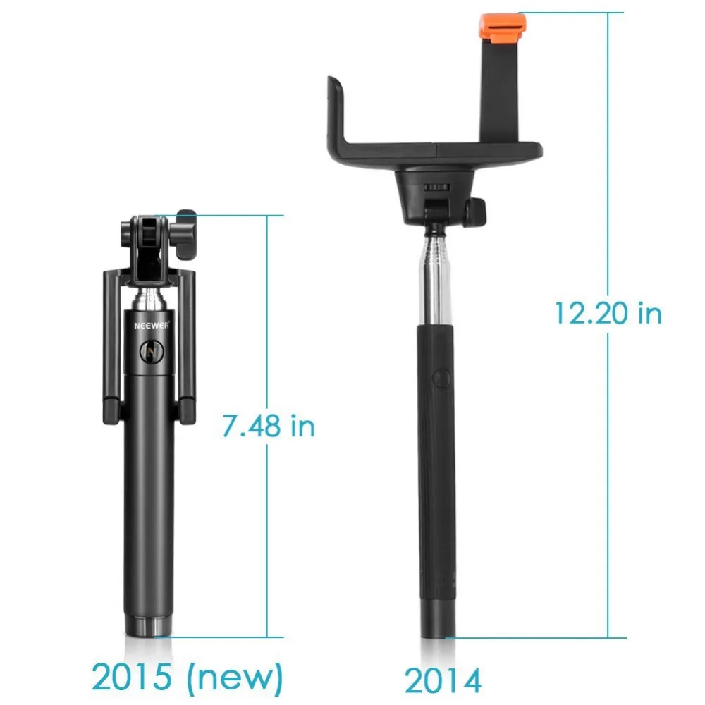 Neewer U Shape Mini Universal Selfie Monopod Extendable