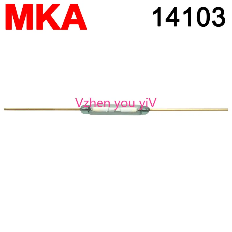 

Free Shipping 50PCS/LOT Reed Switch MKA14103 MKA-14103 GLASS Green normally open Low Voltage