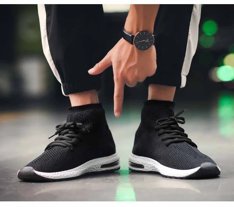 Кроссовки мужские высокие удобные мужские кроссовки Trend Brand спортивные босоножки Для мужчин; прогулочная обувь zapatillas hombre