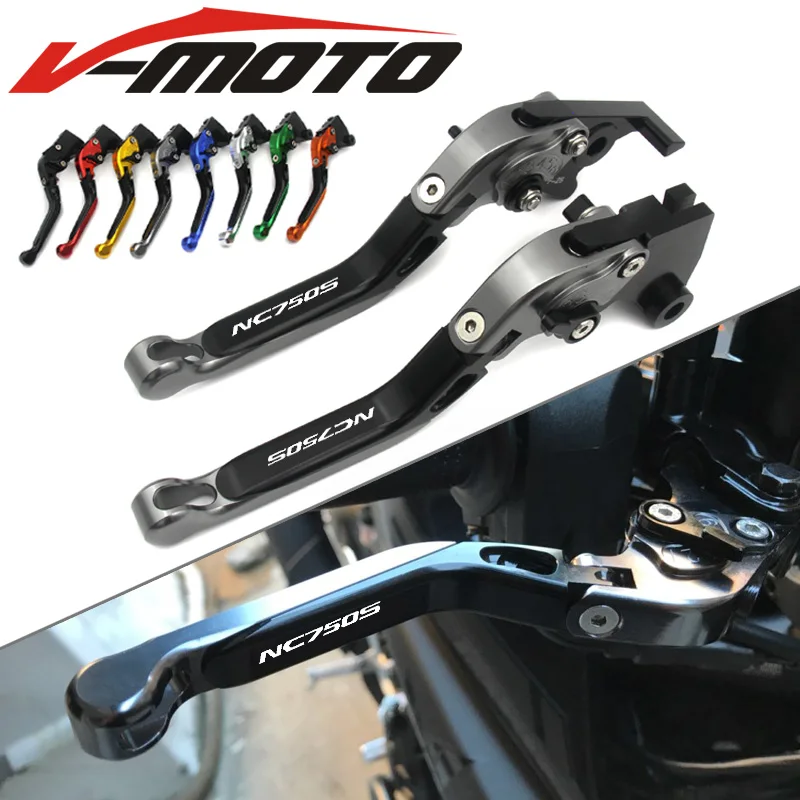 CNC Folding Extendable Motorcycle Brake Clutch Levers For HONDA NC750