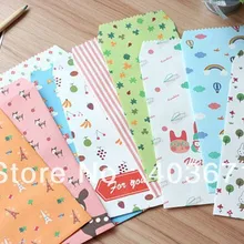 5 шт./компл. милый мультфильм дизайн канцелярский конверт/подарок и офисный модный стиль/