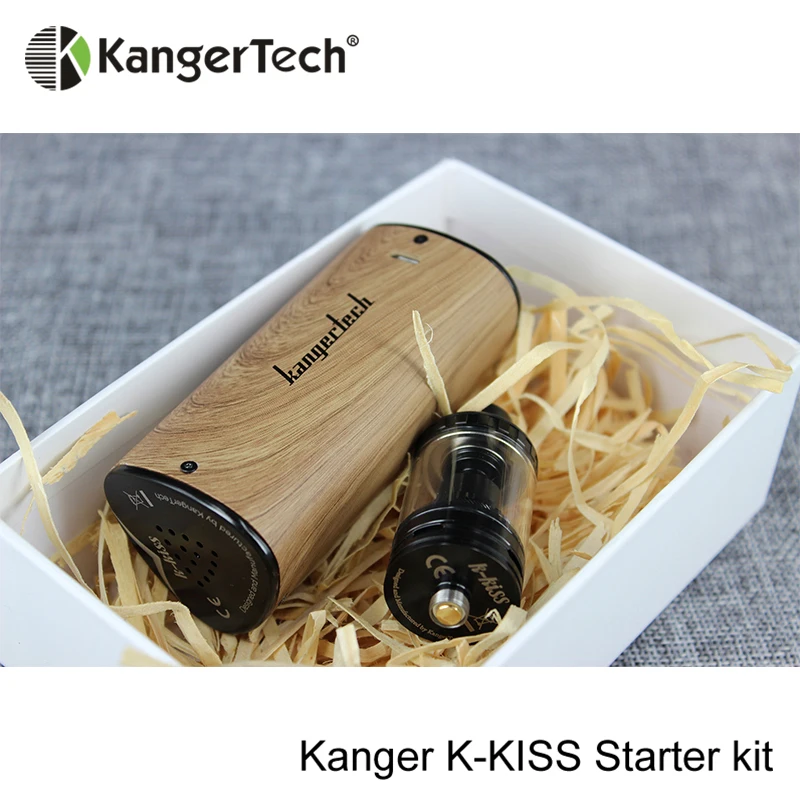 2 шт. комплект Kanger K-KISS 6300 мАч Kkiss Mod встроенный аккумулятор и 4,5 мл Kiss бак с SSOCC катушкой 0,2 Ом катушка