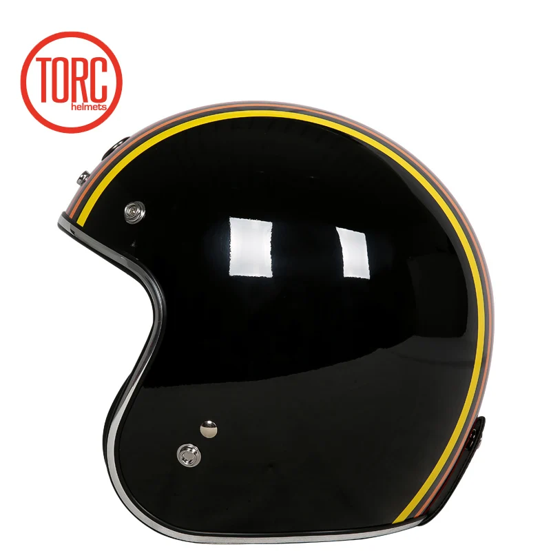 TORC casco moto классический открытый шлем винтажный шлем jets Ретро мотоциклетный шлем capacete California moto queiro T50 - Цвет: 3