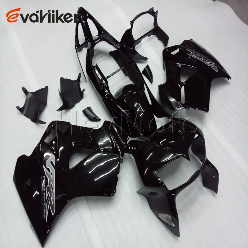 5 подарки + покрашенные черные мотоциклетные хомут для VFR800 1998-2001 ABS Пластик мотоцикл обтекатель
