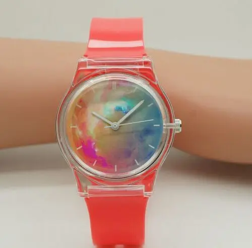 Уиллис водонепроницаемые часы унисекс Для женщин Для мужчин Звездное воздушное пространство детские часы маленькая Звездные наручные часы особый подарок на день рождения 10 видов цветов Y15 - Цвет: 8