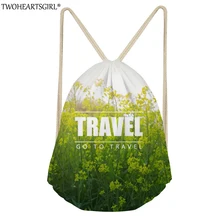TWOHEARTSGIRL/новая стильная женская сумка на шнурке, маленький повседневный рюкзак, сумки на плечо, детские дорожные сумки, школьные сумки для девочек-подростков