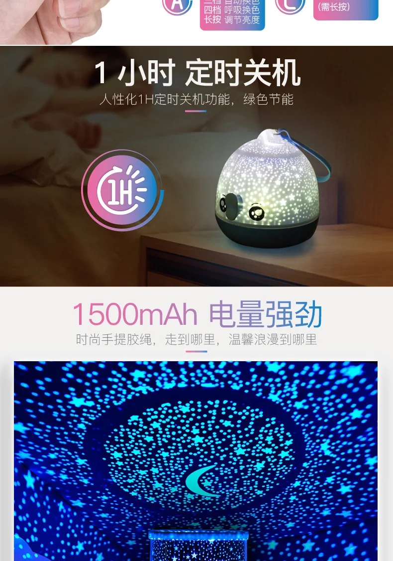 

Lucky Fish Starry Sky Projector LED Night Light Remote Control Rotating LED Bedroom Night Lamp Novelty Light for Children Baby