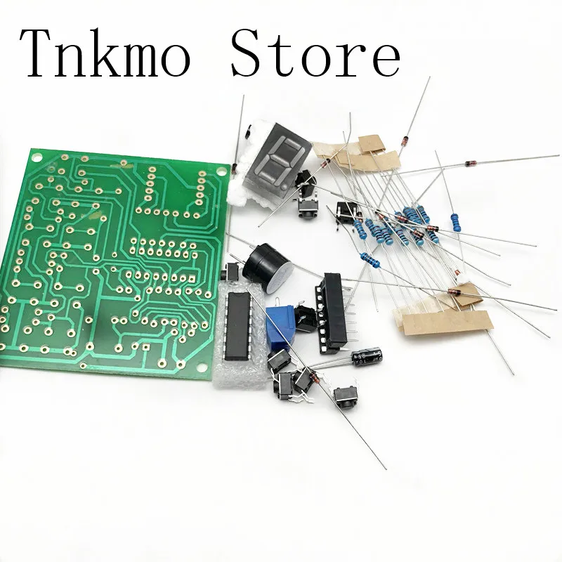 

1set 8 Ways Digital Responder Parts Electronic Component CD4511 Welding Practice Board PCB Soldering Practice Experiment DIY Kit