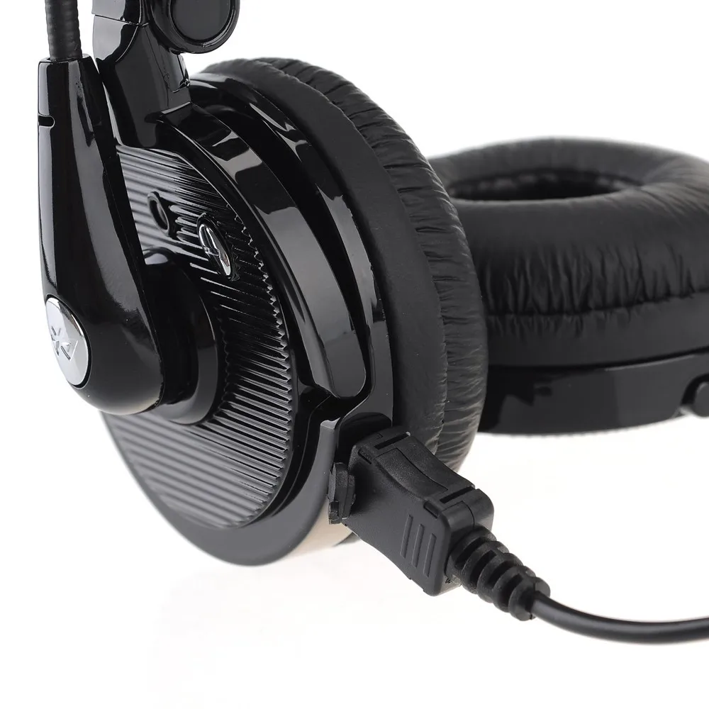 2 in 1 Over-the-Head Boom MIC Microphone Foldable Stereo Bluetooth Headset Wireless Hands-free Headphone Noise Canceling