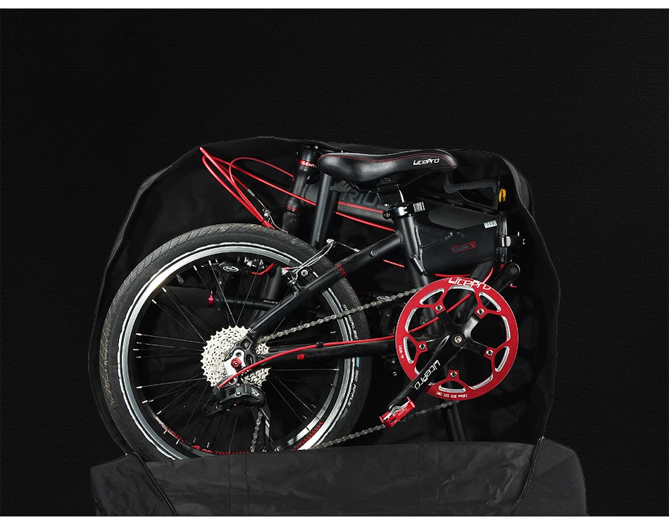 Rhinowalk MTB велосипедная сумка для хранения транспорта, сумка для велоспорта, 20 дюймов, складная велосипедная сумка для переноски, переносная утолщенная дорожная сумка