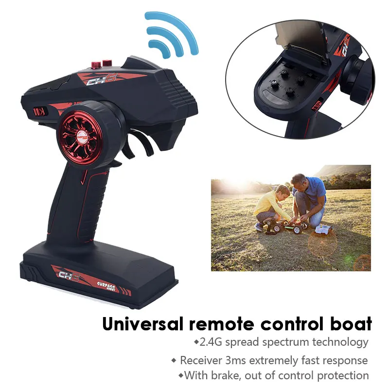 

Receiver Accessories 6-Channel Remote Control Transmitter Parts 6CH Boat Toy Rc Strong Rc Accessories Adult Accessories