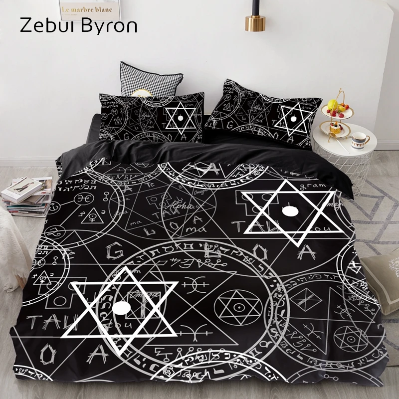 3D Duvet Cover Set Queen/King/Europe/Custom,luxury Bedding Set,Quilt/Blanket Cover Set,Bedclothes Boho moon,drop ship