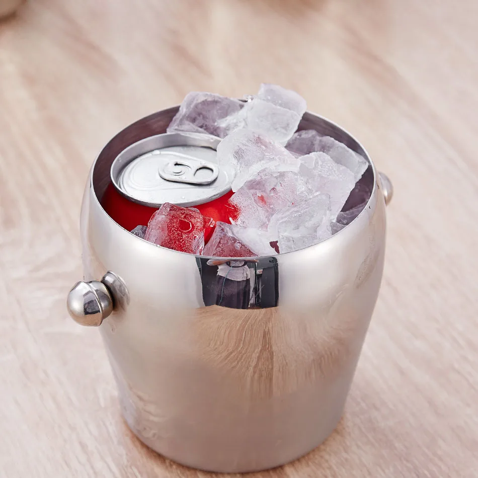 Wine Bar ice bucket incubators thick stainless steel beer kegs size No