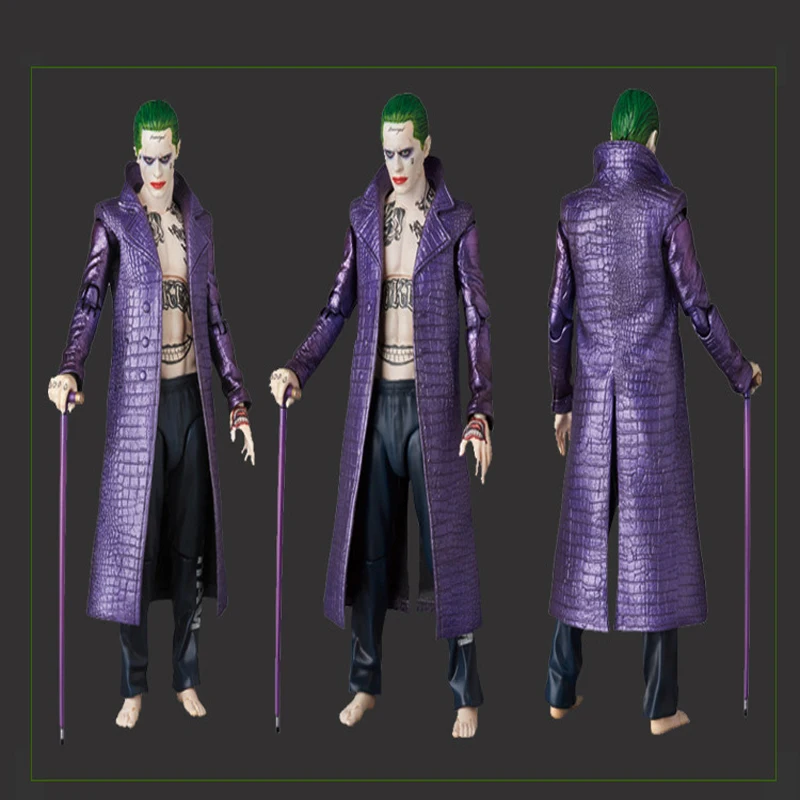 New Halloween Suicide Squad Jared Leto Joker Cosplay Costume Batman Outfit Suit