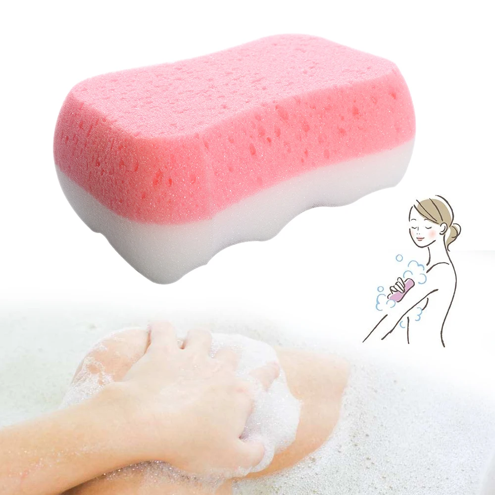 Random Color!! 1 Pc Bath Sponge Soft Scrubber Shower Massage Brush Body