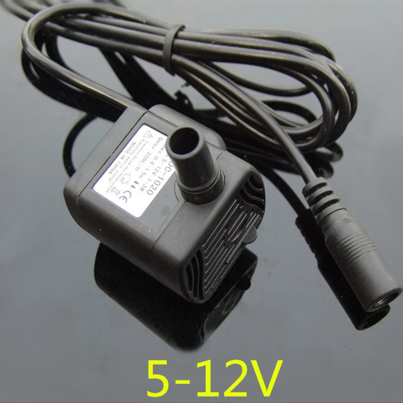 12 В 200L/H Micro DC/бесщеточный/Водяной насос погружной электродвигатель для мини