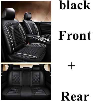 Полный Чехол для автомобильного сиденья для Dacia duster Logan DODGE Challenger Ram Rampage caliber Nitro NEON Caravan jource Dart Avenger - Название цвета: black standard