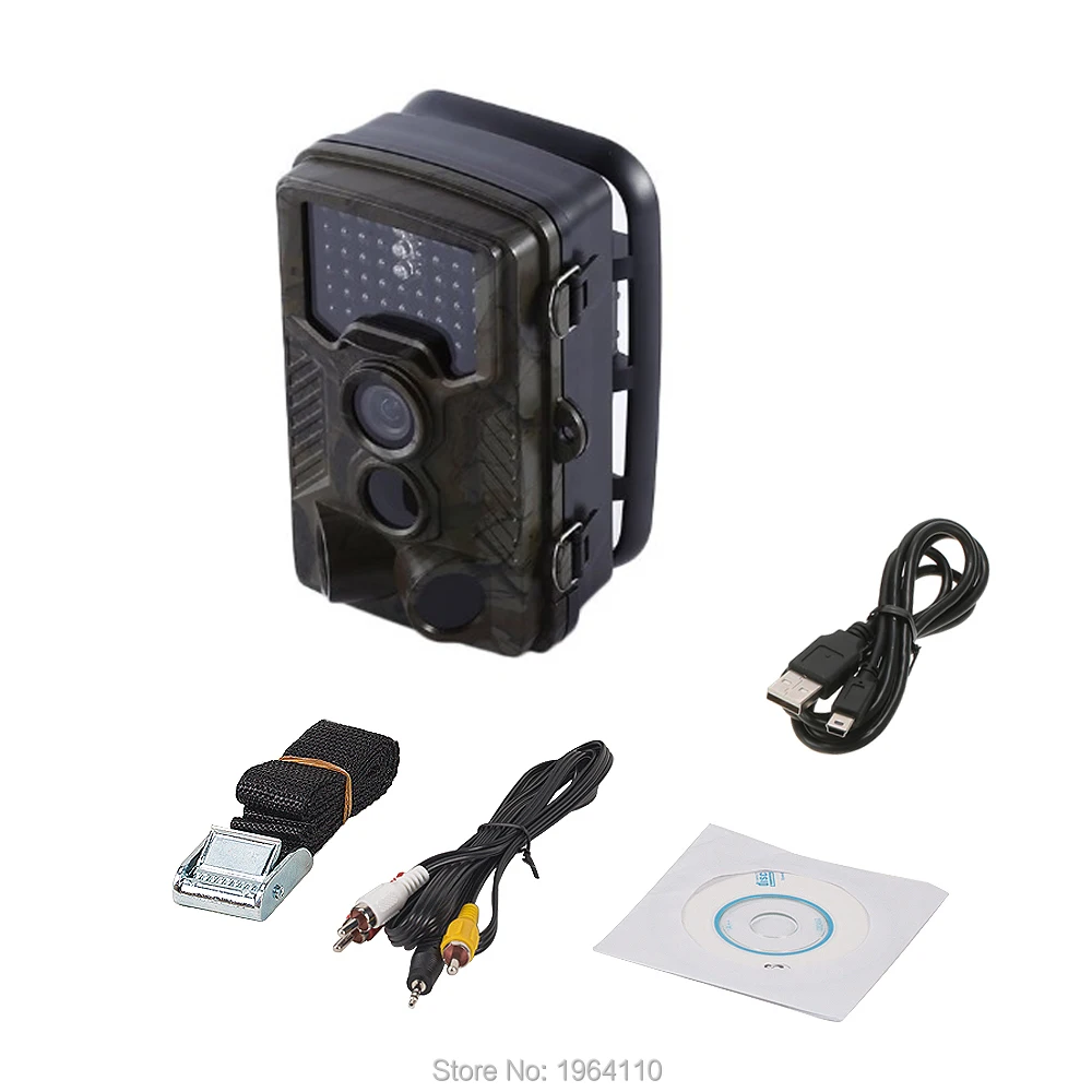 16MP HD Scouting Trail Camera Adjustable PIR Motion-triggered Infra-red Night Vision 2inch TFT Screen for Photo & Video Snapshot_F9