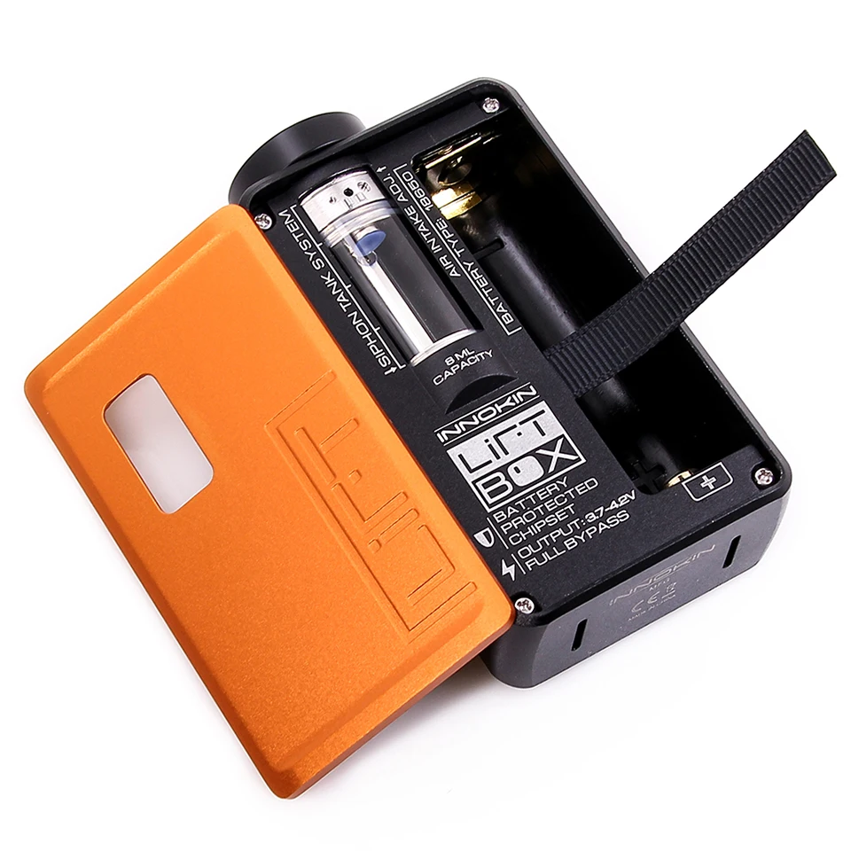 Оригинал Innokin liftbox бастион squonk поле mod с лифтом сифон 8 мл встроен стакан БАК 18650