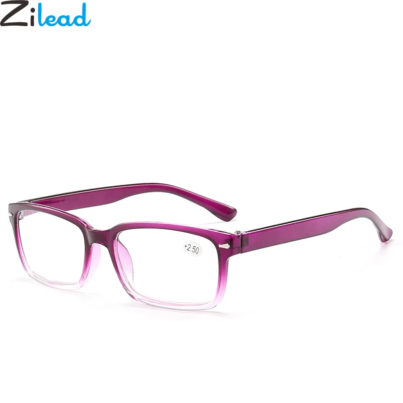 Zilead Ultralight Reading Glasses Retro Gradient Presbyopia Eyeglasses For Women&Men Reader Diopters+1.0+1.5+2.0+2.5+3.0+3.5+4.0