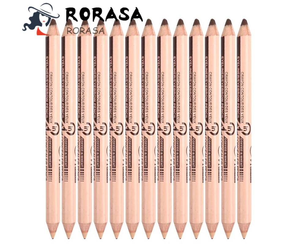 

1Pcs Double head Natural eyeliner pen Make Up Beauty Comestics Long-lastingl Makeup Tools for eyeshadow concealer