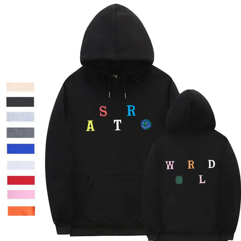 الشارع الشهير أنماط متعددة Astroworld هوديي البلوز رجل وامرأة الأزياء إلكتروني طباعة هوديس البلوز