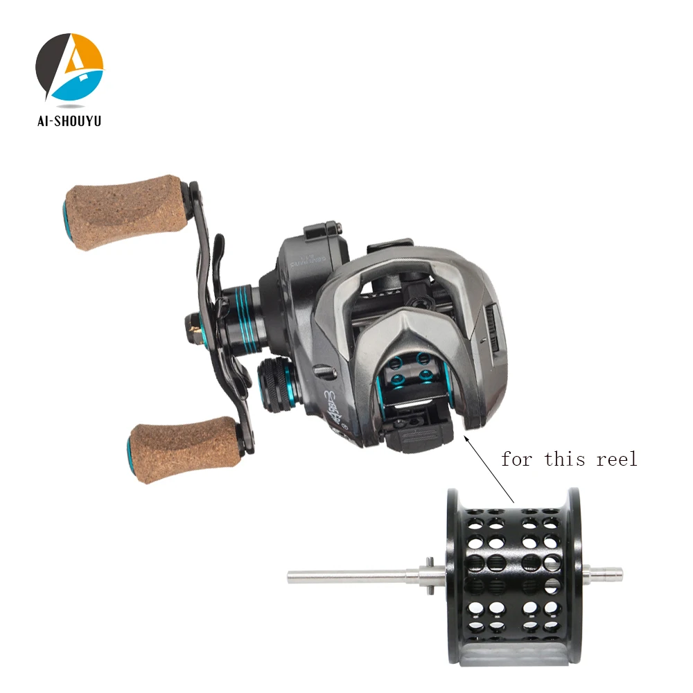 

New Shallow Spool for Baitcast Fishing Reel VENOM TC900 NMB Ball Bearings Super Light for Micro Fishing