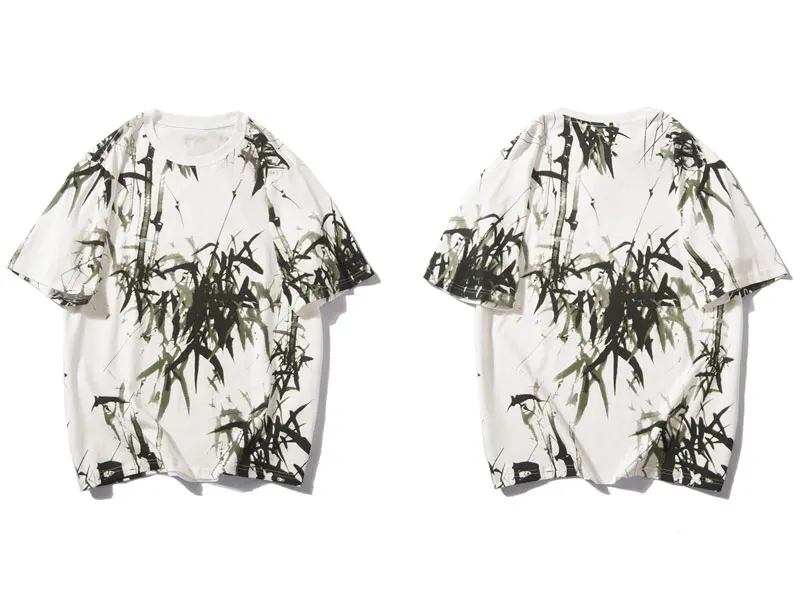 Graffiti Bamboo Print Tshirts 1