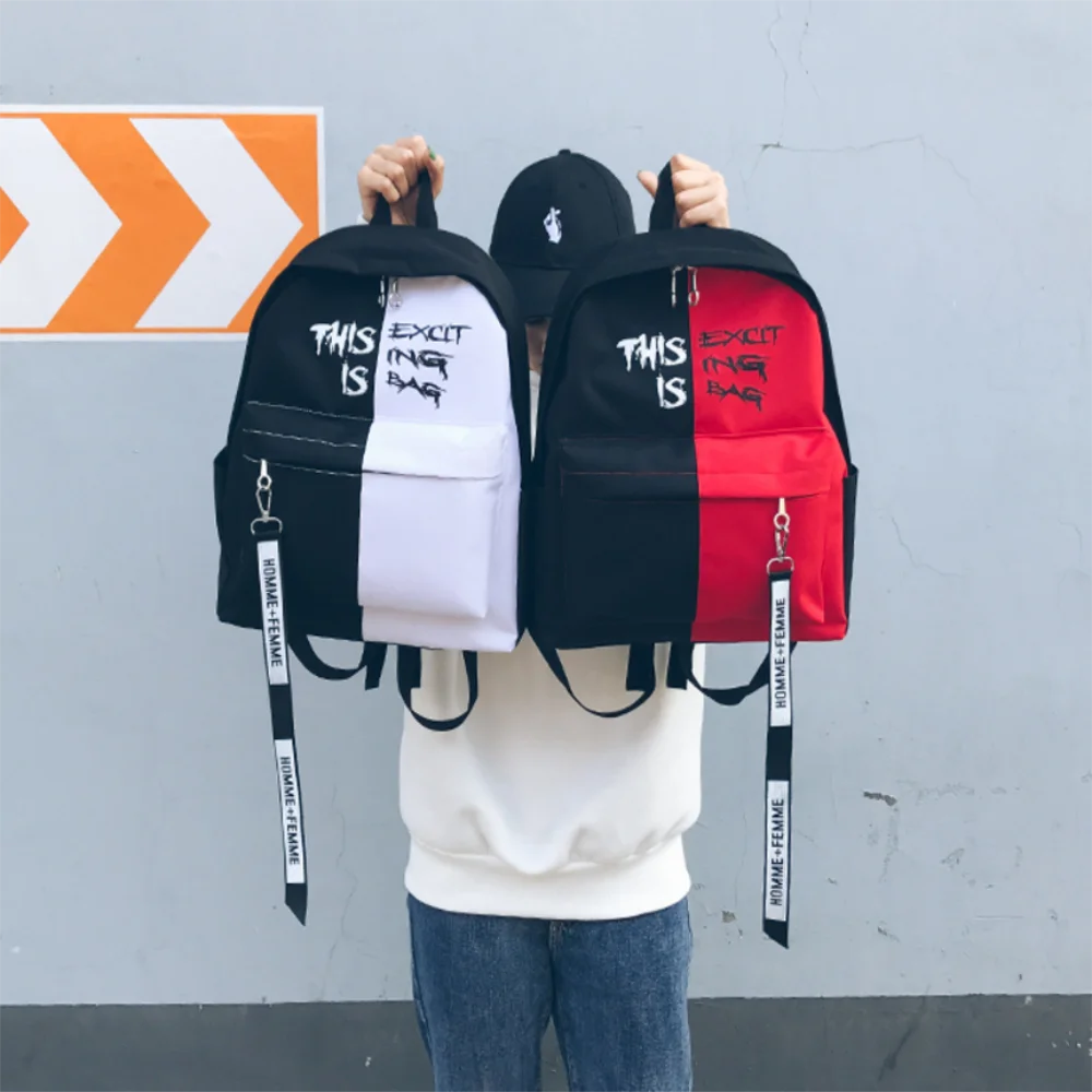 

New Arrival Original Spelt Color Individuality Simple Ulzzang Backpack Fashion Casual School Student College Travel Backpack
