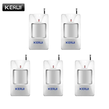 

KERUI Wireless Passive Infrared Detector PIR Motion Sensor For 433MHz Wifi/GSM/PSTN Home Security Alarm System 3pcs/5pcs/10pcs