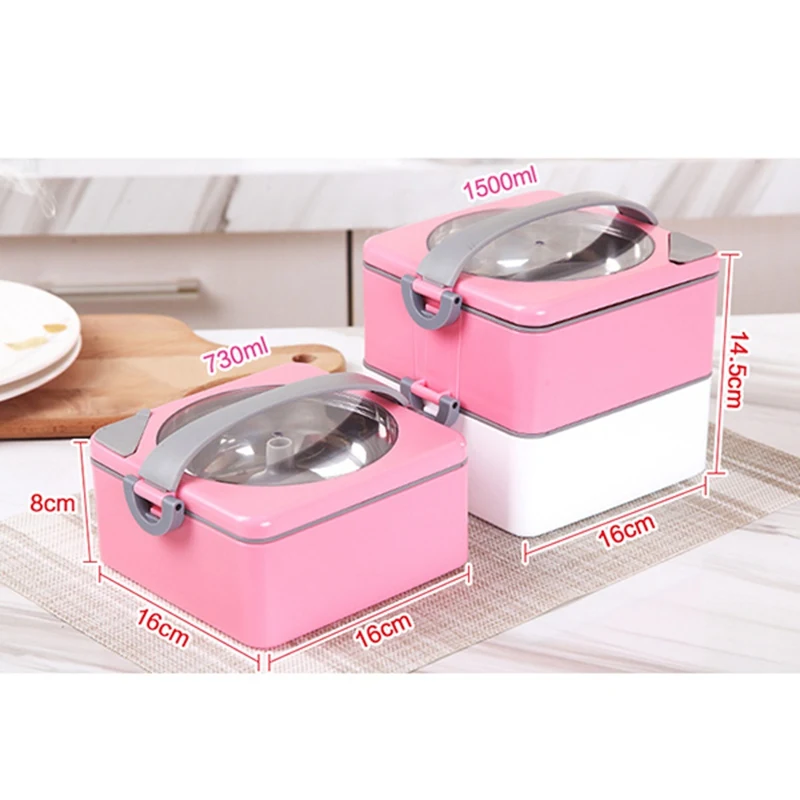 Портативный мини-японский Bento Box герметичная нержавеющая сталь Ланч-боксы для детей контейнер для пикника для хранения продуктов