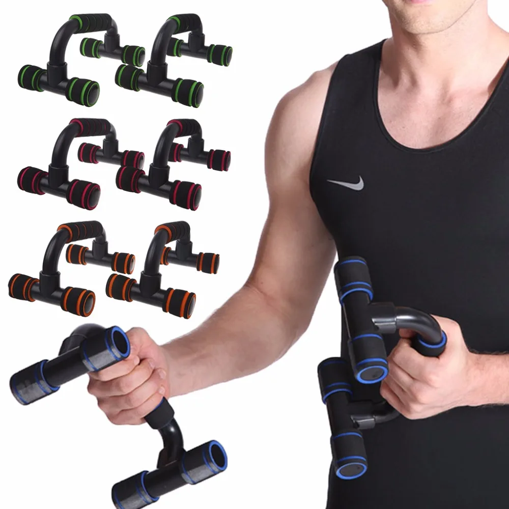 1 Pair Fitness Push Up Pushup Stands Bars Sport Gym Exercise Training