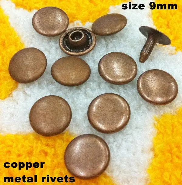 LN084, antique copper metal brass rivets 200 pcs/lot support small