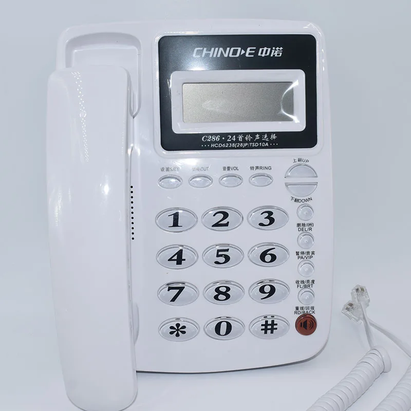 Fashion Lound Sound Big Button Landline Telephone Without Battery
