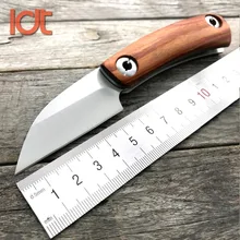 LDT Razor Mini Folding Knife D2 Blade Wood Handle Sharp Camping Knives Survival Tactical Hunting Camping Pocket knife Tools EDC