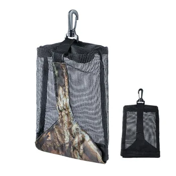 

Snorkeling Scuba Diving Dive Weight Pocket Accessories Mesh Pouch Bag with Clip Camera Drift Hooks Equipment Accessories