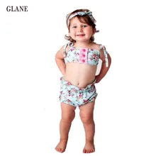 6-24 м дети купальники девушки купальники для маленьких детей biquini Infantil купальник бикини для девочек Новинка года Лето купальный костюм
