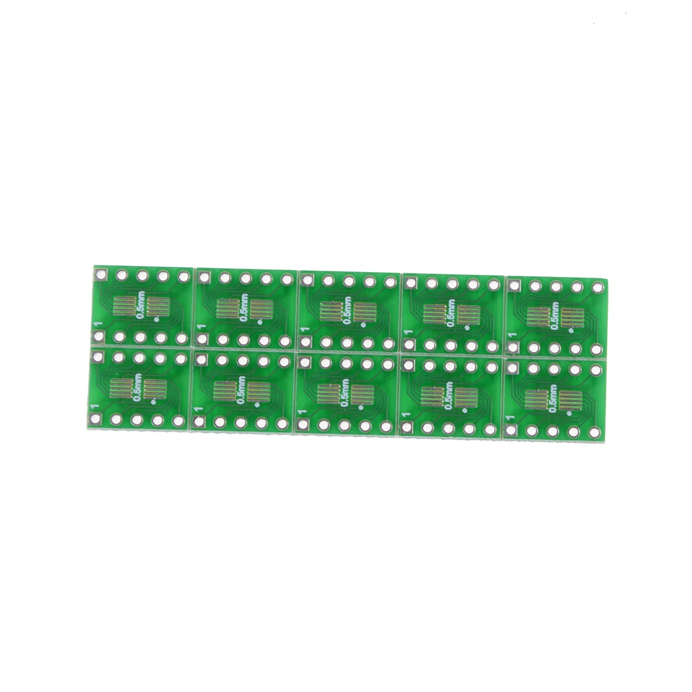 

10pcs SOT23 SOP10 MSOP10 Umax SOP23 to DIP10 Pinboard SMD To DIP Adapter Plate 0.5mm/0.95mm to 2.54mm DIP Pin PCB Board Convert