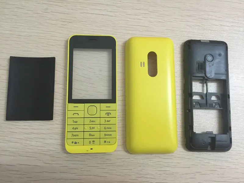 Чехол для корпуса, чехол для клавиатуры, клавиатура для Nokia Asha 220, RM-969 и отвертка, набор инструментов - Цвет: yellow