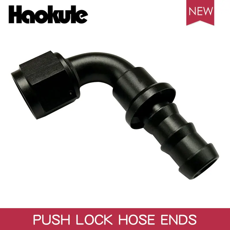 

10AN/AN10 90Degree Push-On Hose Ends(GBF0209-9010),High quality aluminum oil cooler hose fitting