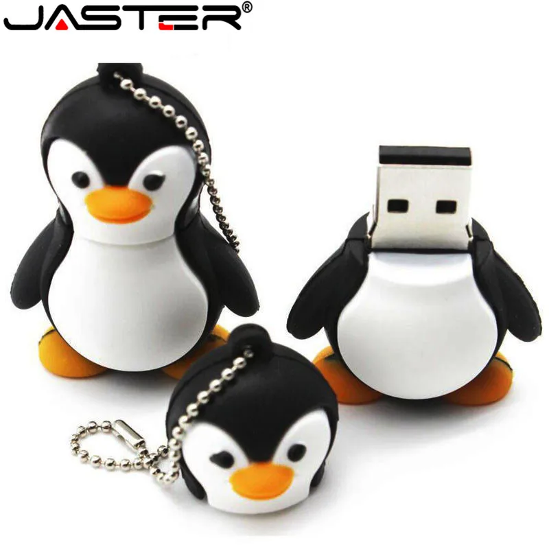 Usb флеш накопитель JASTER Cute Animals Penguin Fox 64 Гб Флешка 32 usb2.0|USB флэш-накопители| |