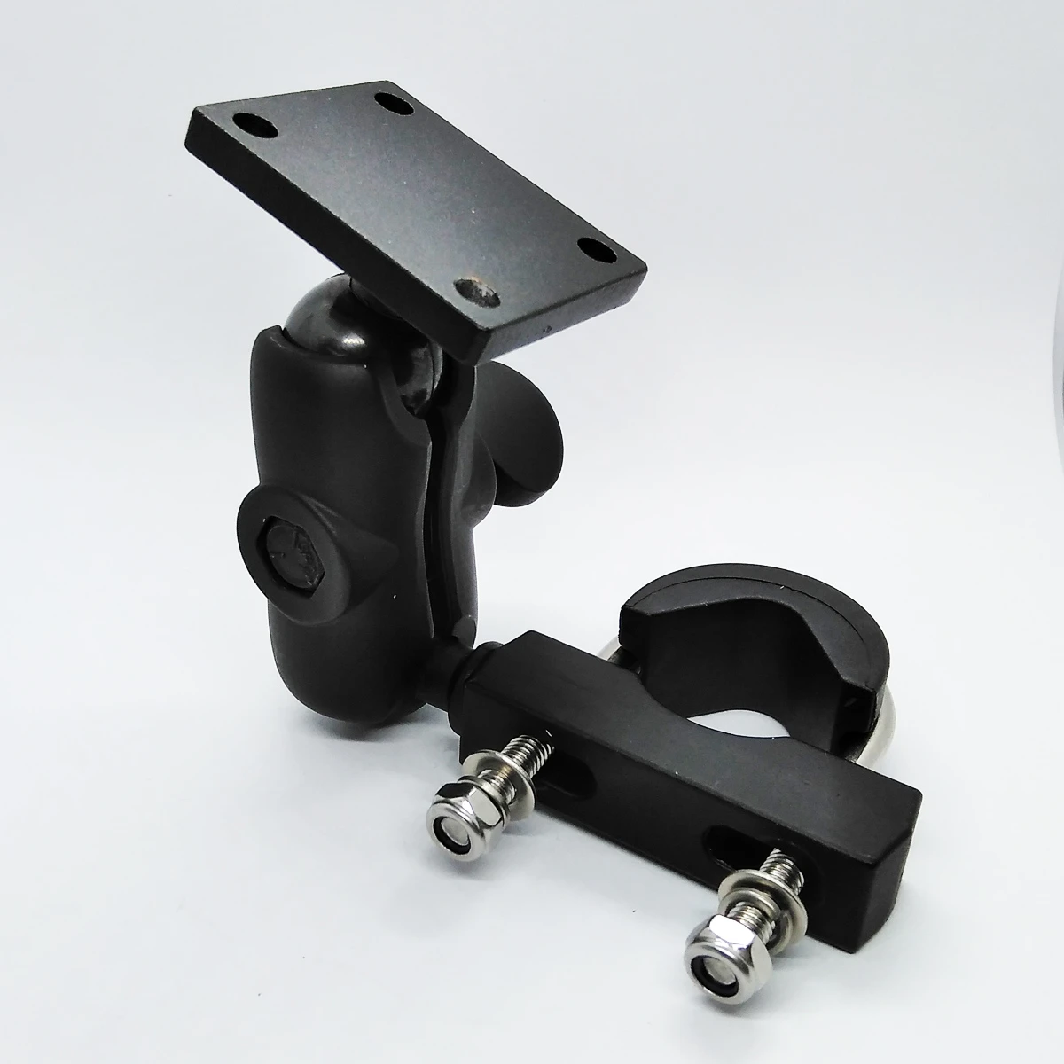 Aluminum Alloy Motorcycle Handlebar Mount With Universal Amps Hole Pattern  For Garmin Zumo,tomtom Rider Gps Navigator - Holders \u0026 Stands - AliExpress
