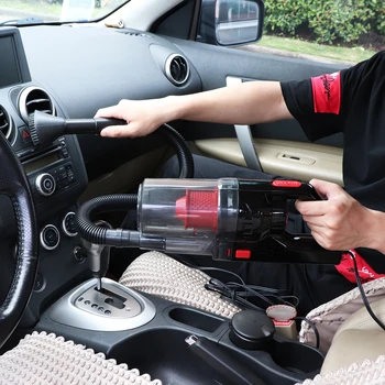 

12V 120W Portable Handheld Vacuum Black Car Vacuum Cleaner DC Cleaner Wet Dry Dual Use Car Vacuum High Powerful 6000PA
