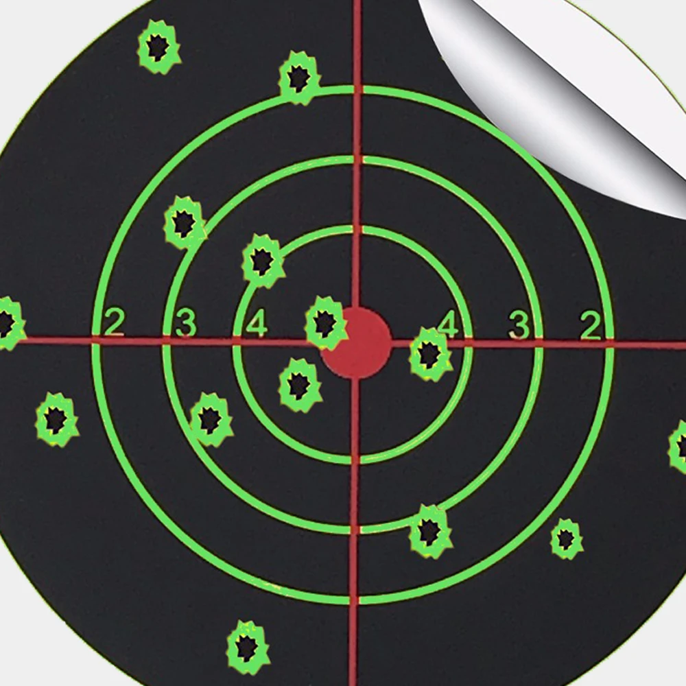 

25PC14 * 14cm Self-Adhesive Adhesive For Gun Rifle Pistol AirSoft BB Gun Granulation Gun Air Gun Reactive Shooting Targe