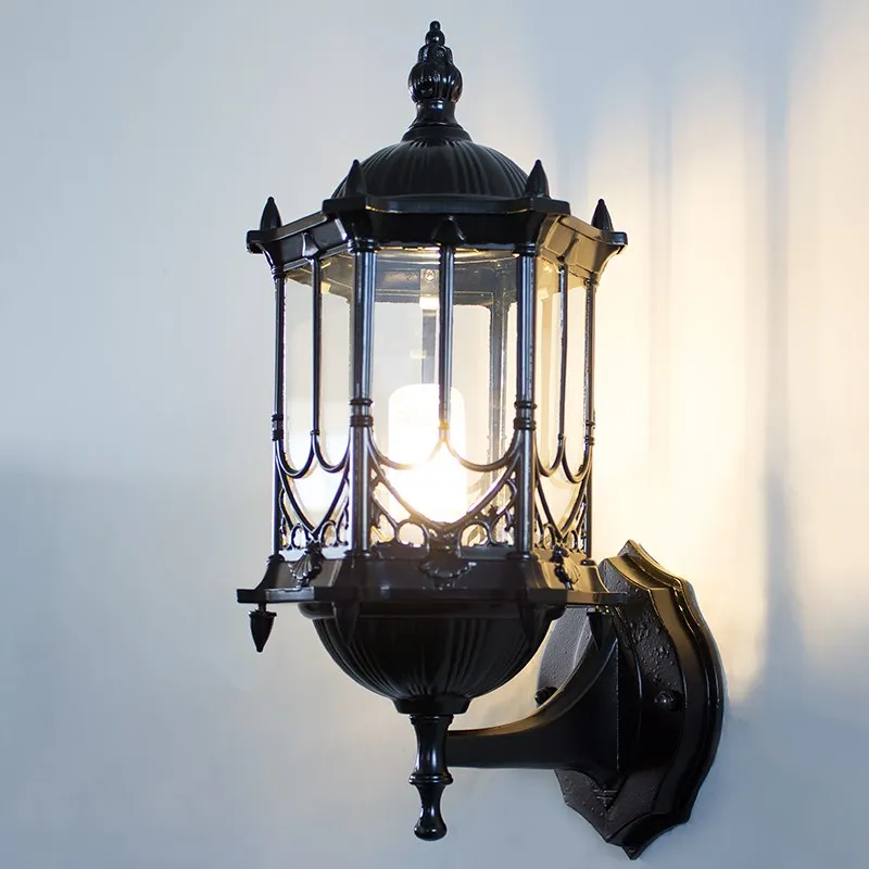 

European style simple courtyard wall stairs aisle led balcony Villa outdoor waterproof wall lamp