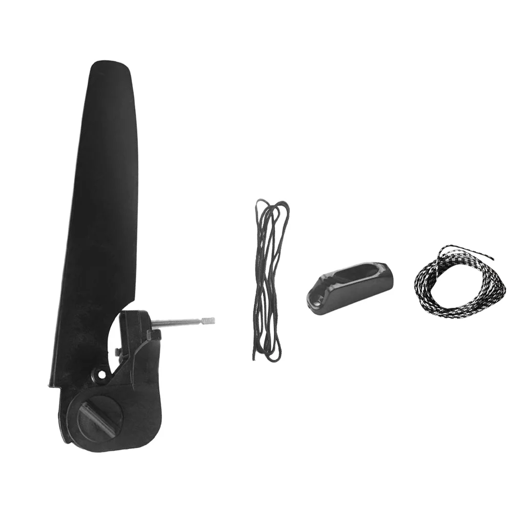 New Kayak Canoe Rudder Direction Foot Control Footrest Rod Rotating Pedals