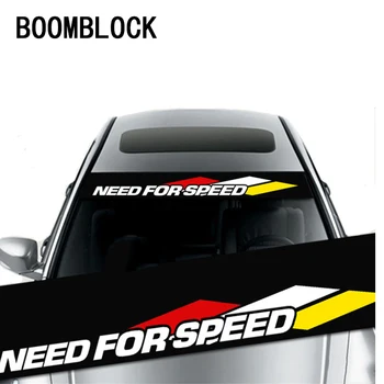 

BOOMBLOCK Cool Car Front Rear Windshield Pattern Stickers For Inifiniti Kia Rio 3 K2 Sportage Ceed Ford Fiesta Mondeo Suzuki